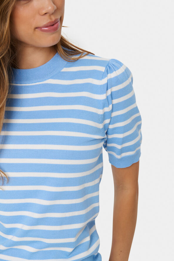Saint Tropez MilaSZ Striped SS Pullover 144110