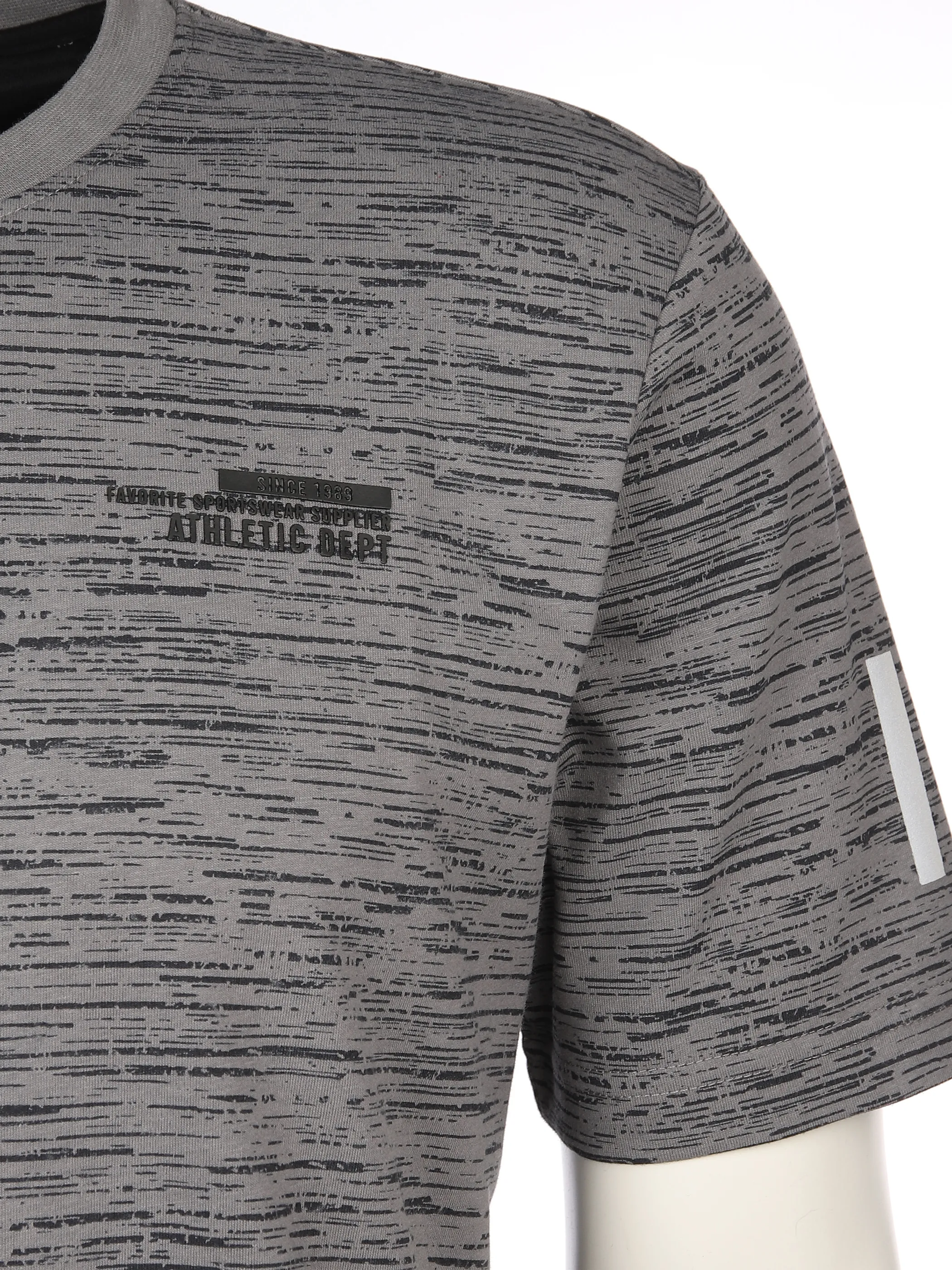Herren T-Shirt in melierter Optik