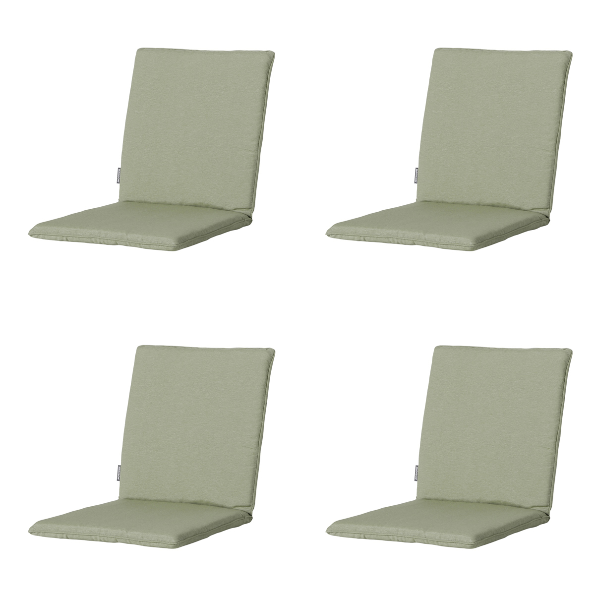 Madison Panama sage Stapelstoelkussen - Set van 4