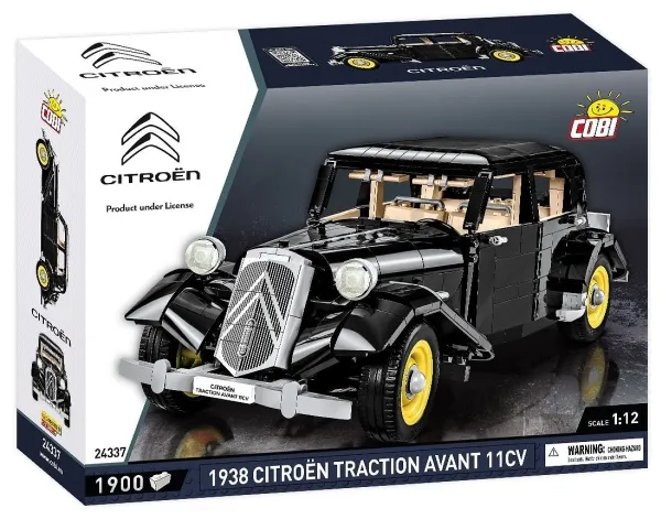 COBI Citroen Traction Avant 11CV 1938, Byggesten, 10 År, 1900 stk