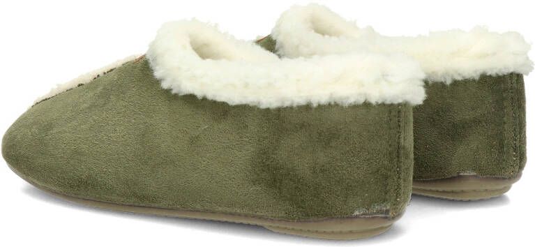 Nelson Home pantoffels groen