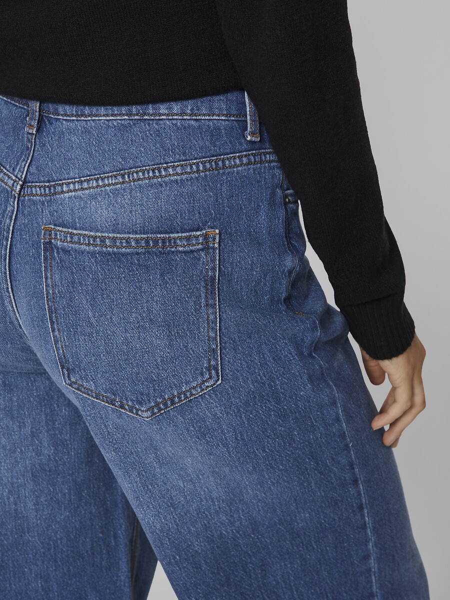 VILA<br>Calças jeans largas e de cintura alta