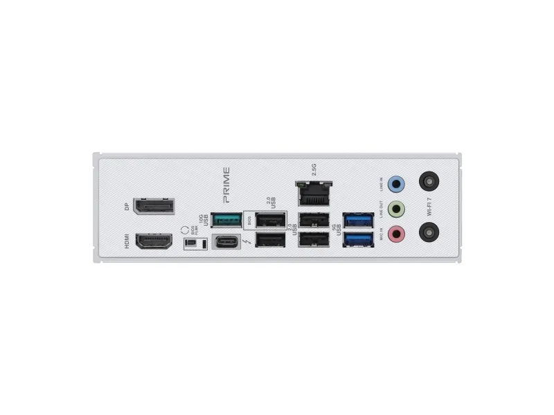 ASUS PRIME Z890-P WIFI - Bundkort - ATX - LGA1851 sokkel - Z890 Chipset - USB4, USB 3.2 Gen 2, USB 3.2 Gen 1, USB-C 3.2 Gen 1 - Wi-Fi 7, Bluetooth, 2.5 Gigabit LAN - onboard grafik (CPU påkrævet) - HD Audio (8-kanaler)