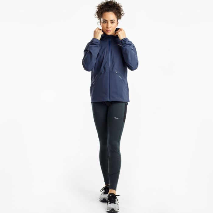 Saucony Dame Jakker Drizzle Jacket Blå
