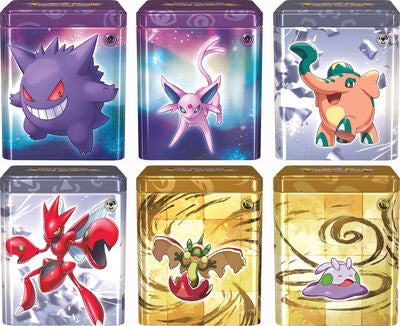 Pokémon Stacking Tin Samlekort Blandet