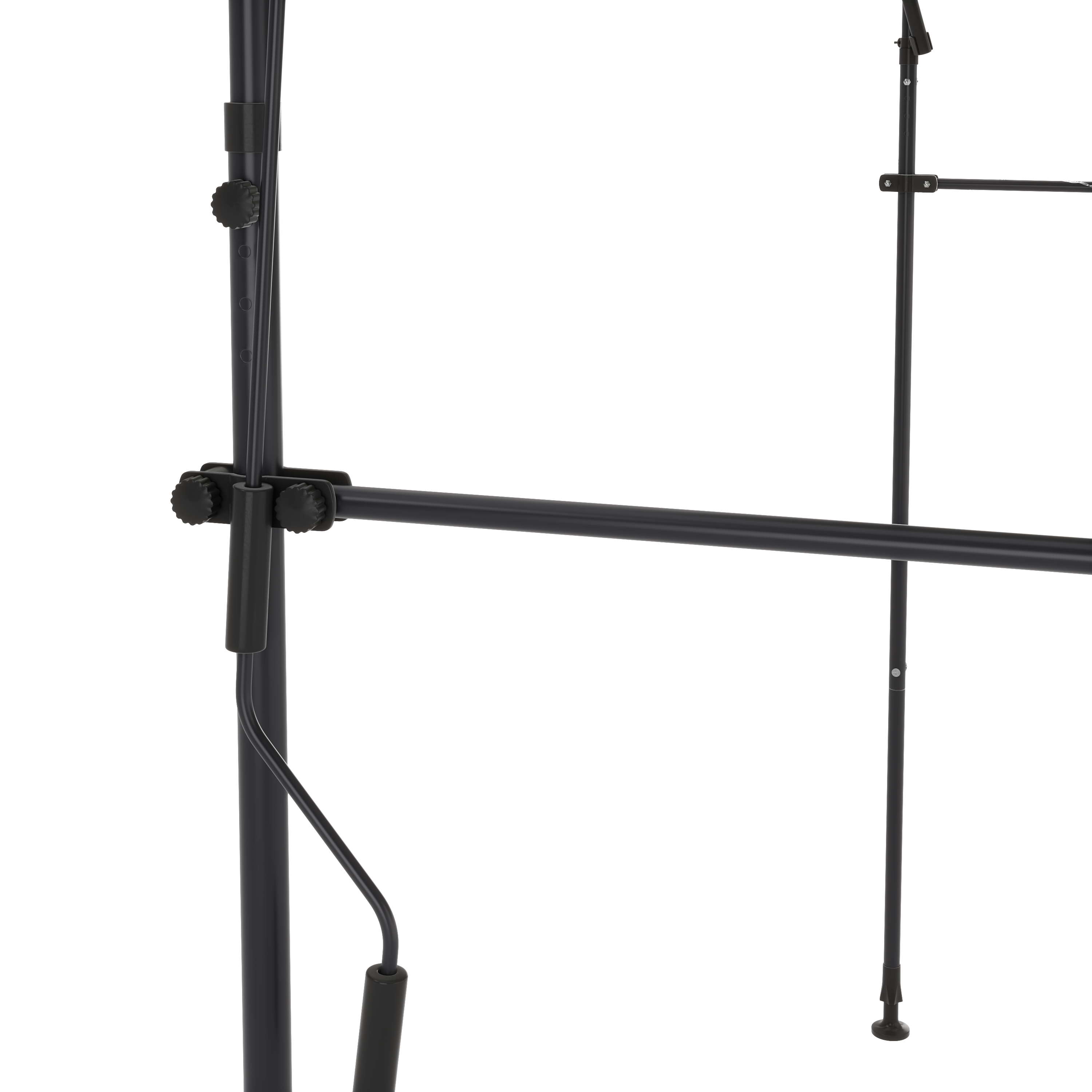 Balkonmarkise mit LED 300 x 150 cm grau