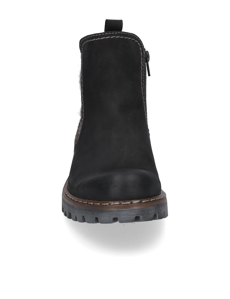 Stiefelette Marta 03, schwarz-kombi