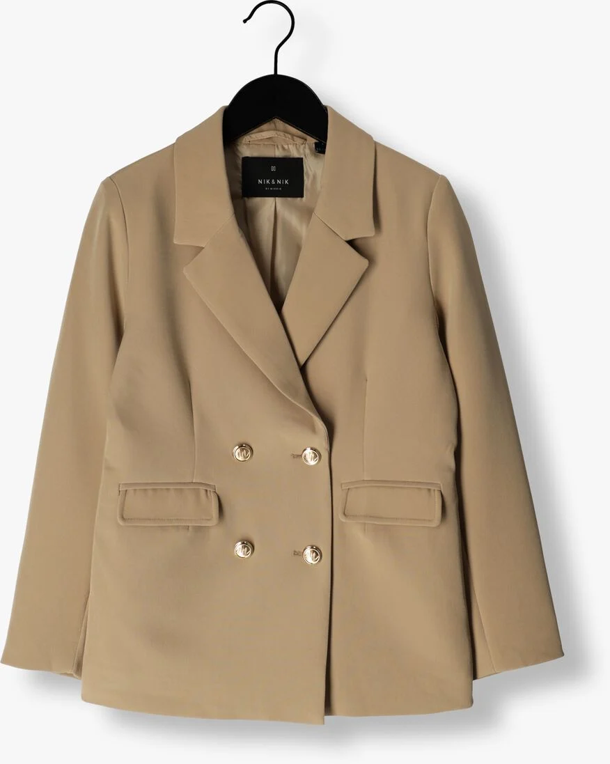 NIK & NIK beige nik & nik blazer havana blazer