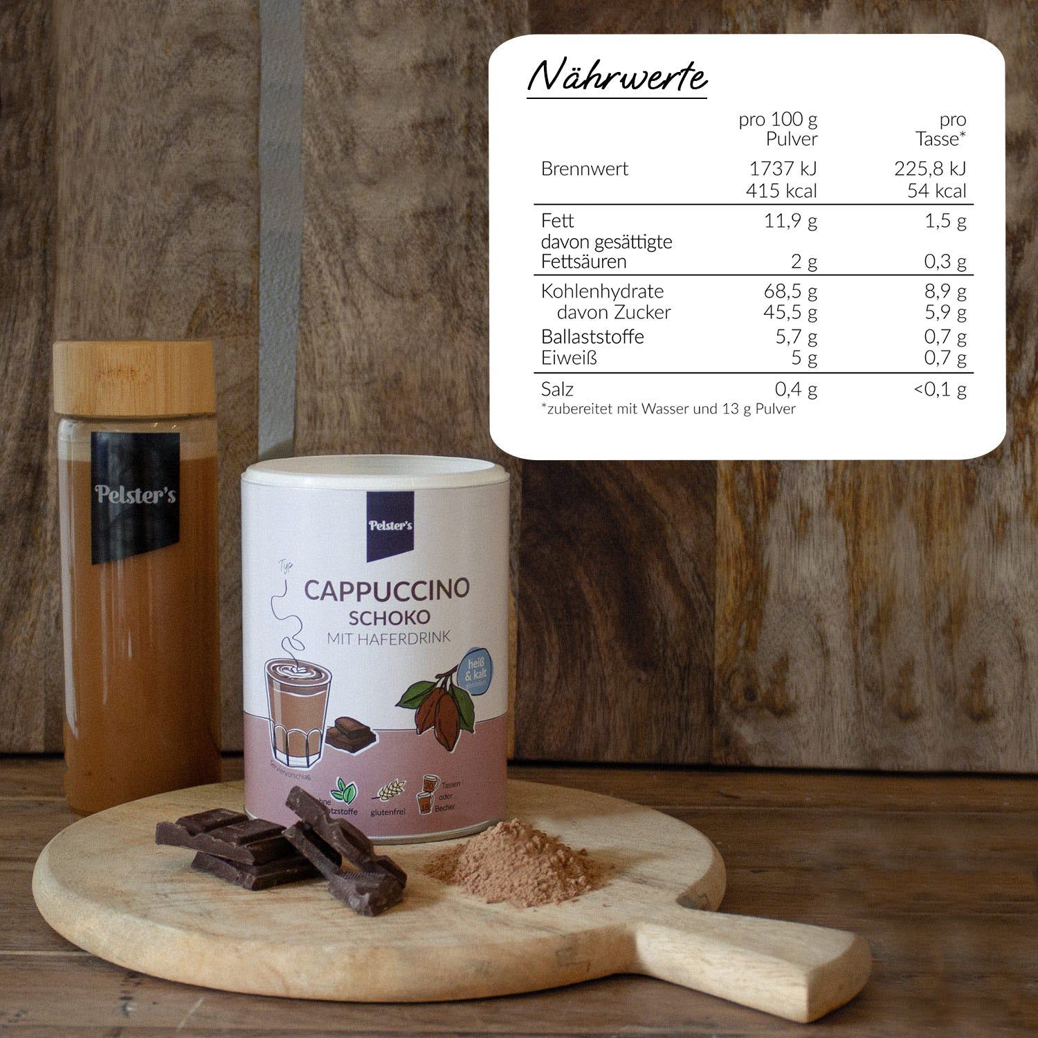Pelster's Cappuccino Typ Schoko