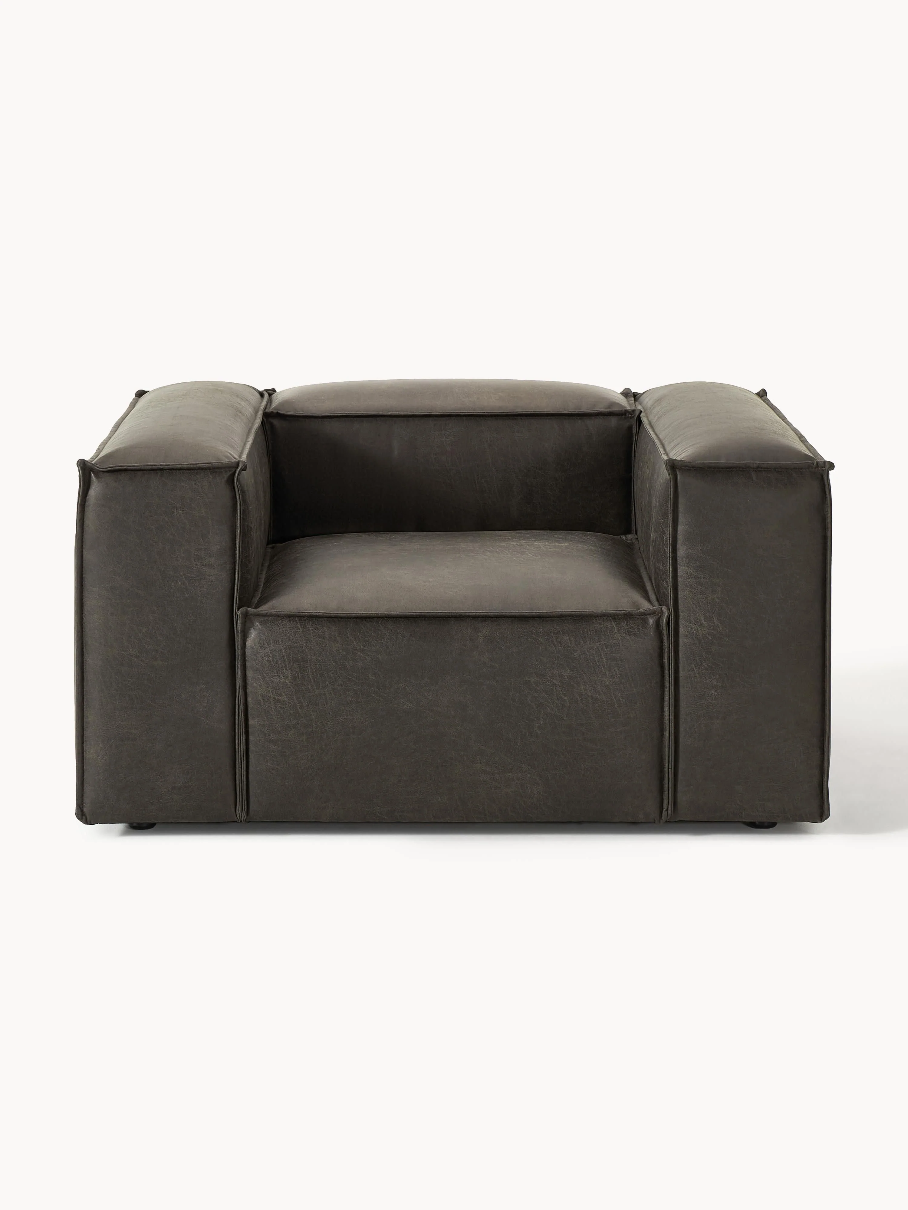 Fauteuil Lennon van gerecycled leer
