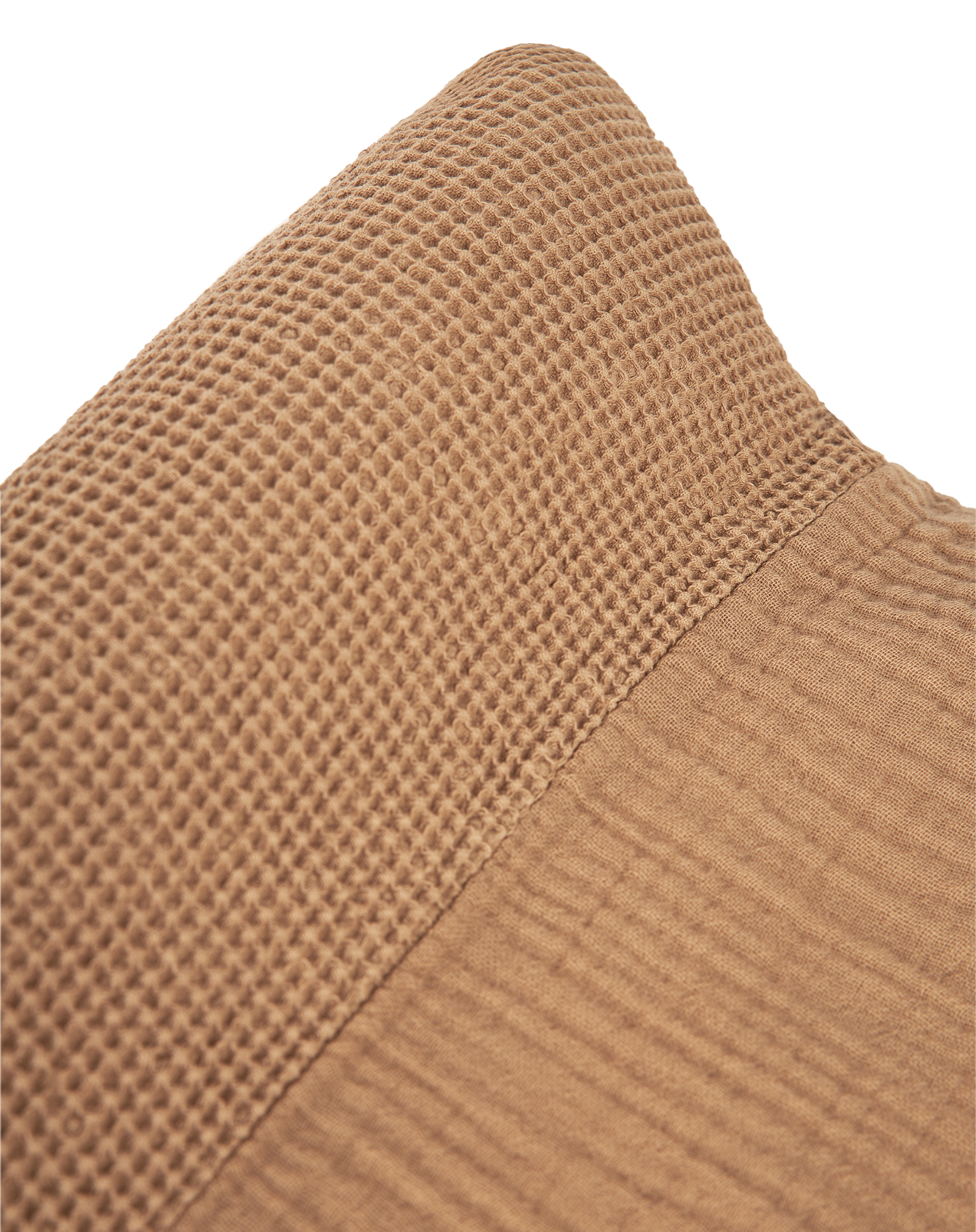 Housse de matelas à langer wabi-sabi en coton lavé | Marron
