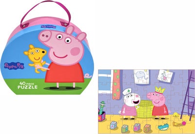 Barbo Toys Peppa Gris Puslespill med Puslespill 40 Brikker