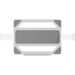 Support de laptop pour bras pour écran, argent