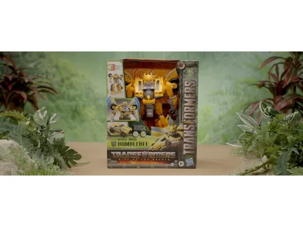 Transformers : Rise of the Beasts Beast-Mode Bumblebee, 6 År, Klingende, Plast, Gul, 550 g