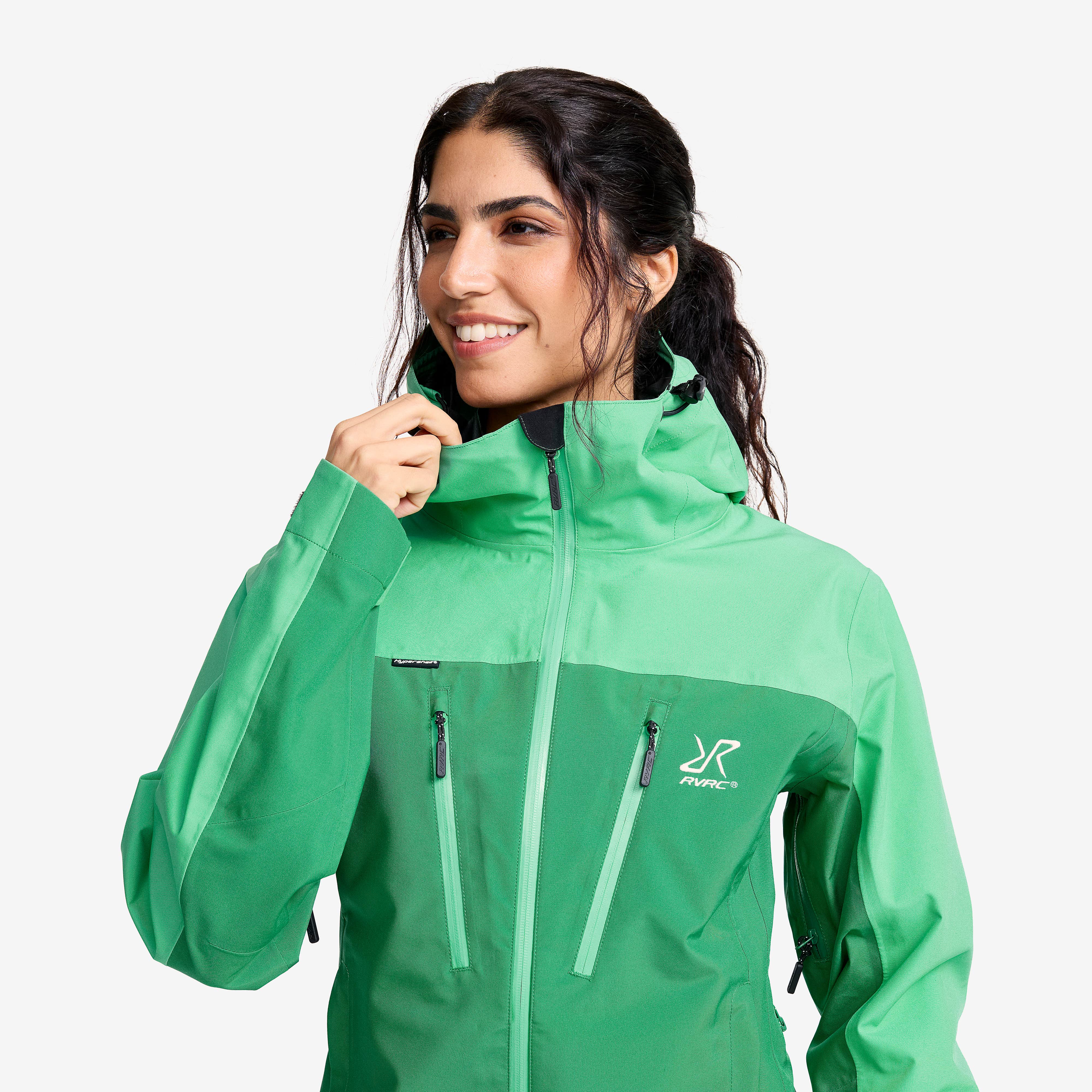 Silence Proshell 3L Jacket Dame Green Spruce/Pine Green