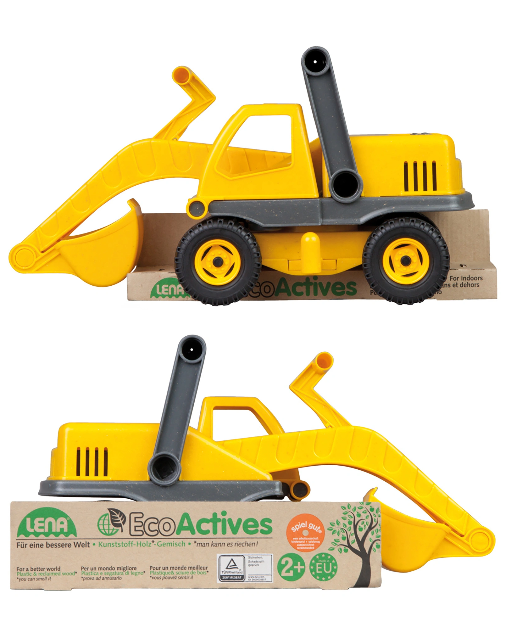 LENA® EcoActives Bagger, gelb/schwarz