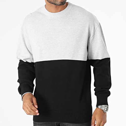 Pull 1038270-XX-12 Gris Chiné Noir