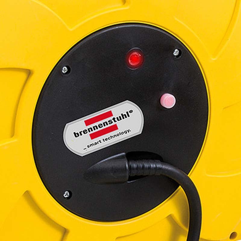 Brennenstuhl Kabeltrommel 1241000300 zelfoprollende kabelhaspel buitengebruik 16m