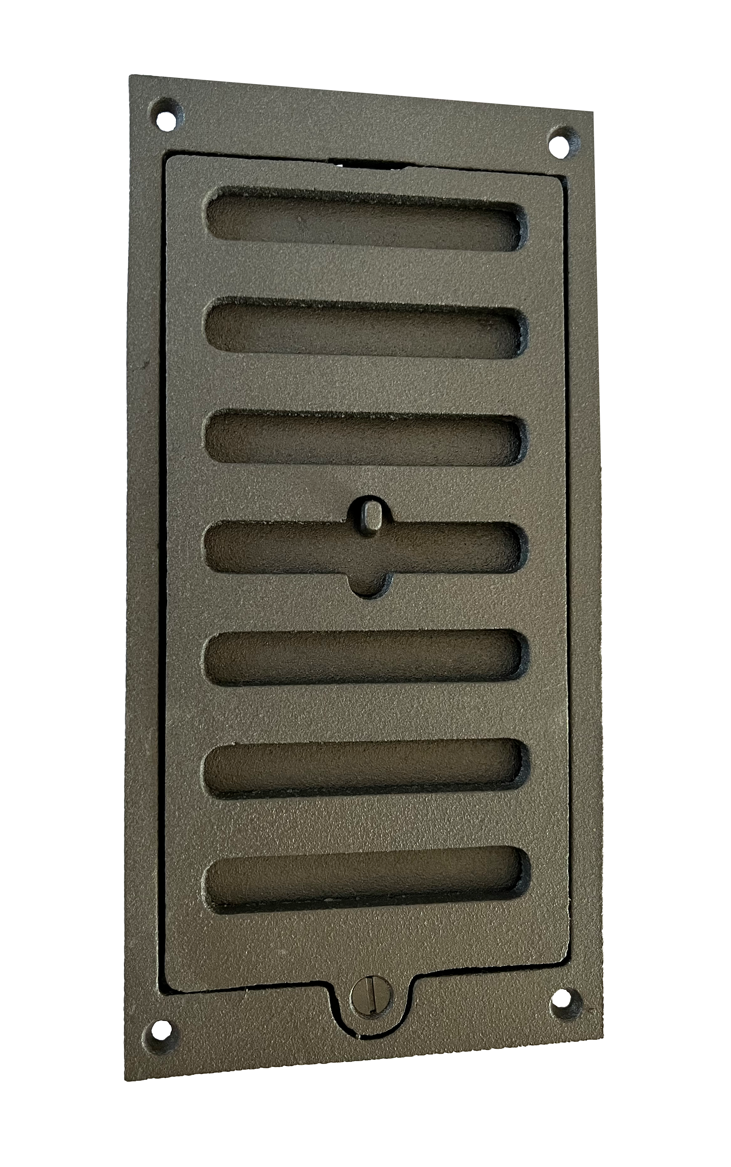 Grille à coulisse en fonte 21 cm x 10.5 cm