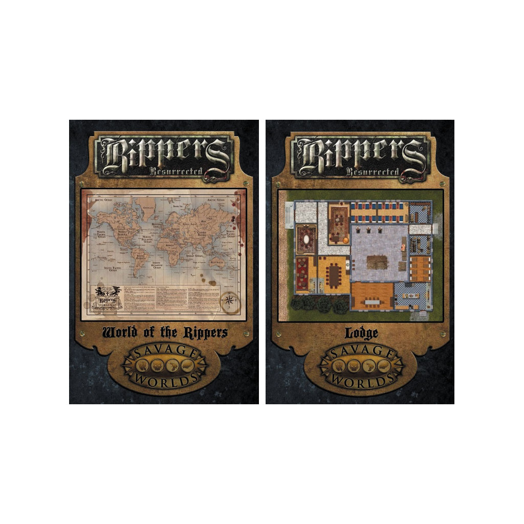 Savage Worlds : Rippers Resurrected - Map 3 World Of Rippers/Lodge