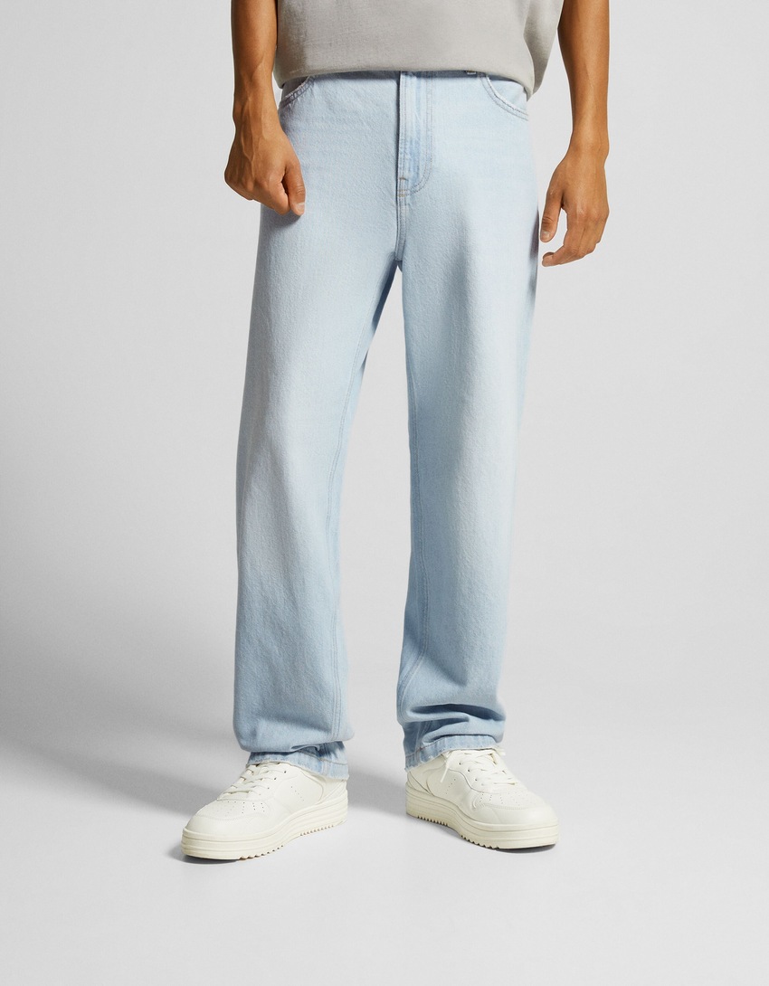 calças jeans largas