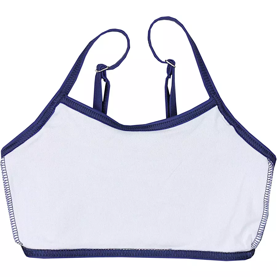 Aquarti Mädchen Bikini Set Zweiteilig Bikinislip Bustier blaulila
