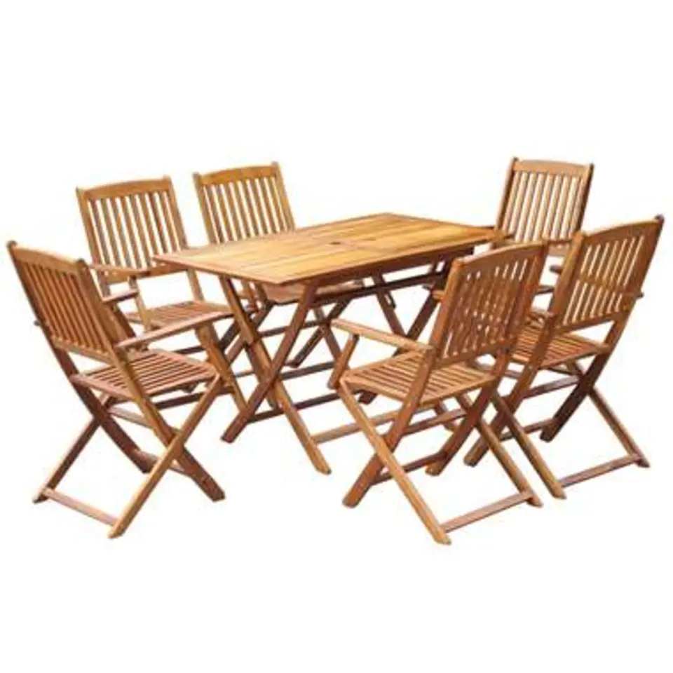 vidaXL - Tuinset - Bruin - Hout