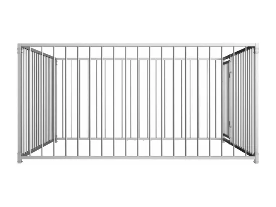 Chenil extérieur cage enclos 200 x 200 x 100 cm 02_0000344