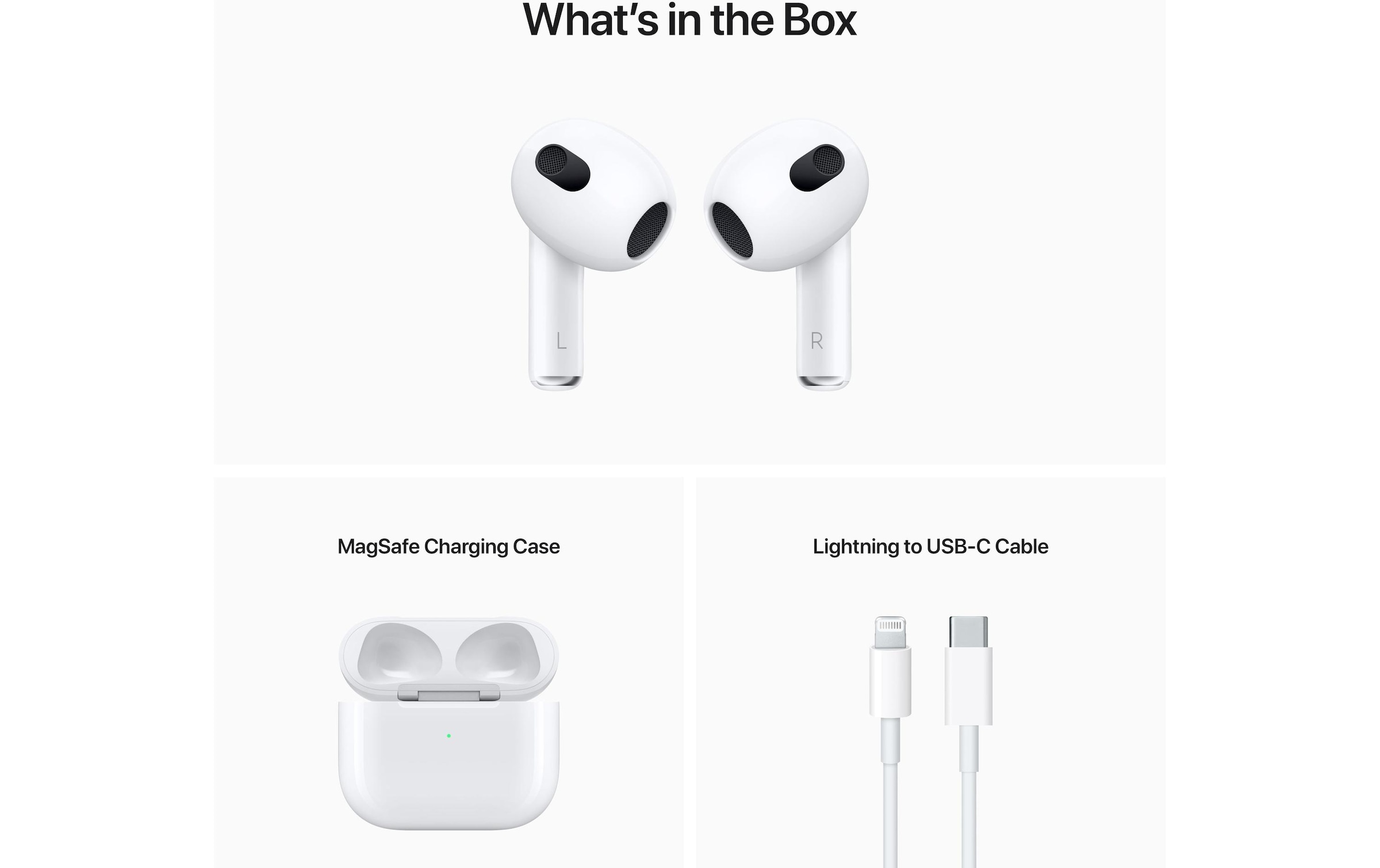 Apple Bluetooth-Kopfhörer »3. Generation Weiss« Bluetooth Freisprechfunktion | Sprachsteuerung MME73ZM/A
