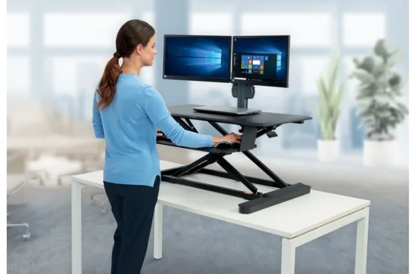 Kensington SmartFit® hæve/sænkebord Sort