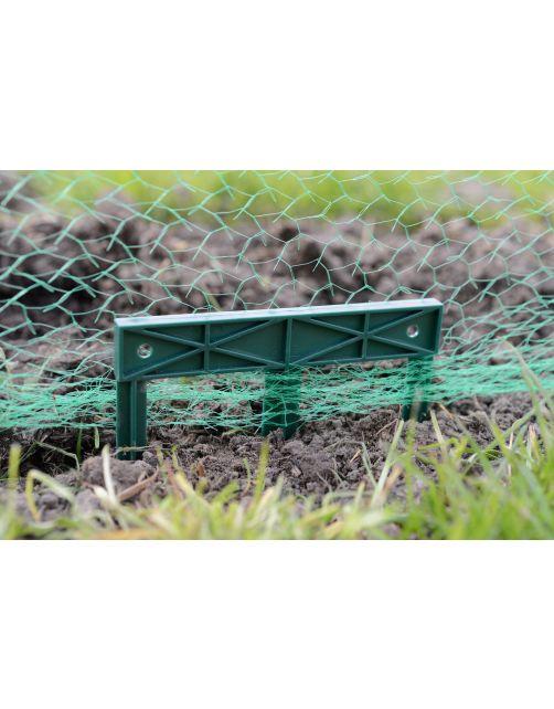 Nature Bevestigingspennen - Klim-En Geleide Artikel - 1x14.5x16.3 cm Groen 4 stuks