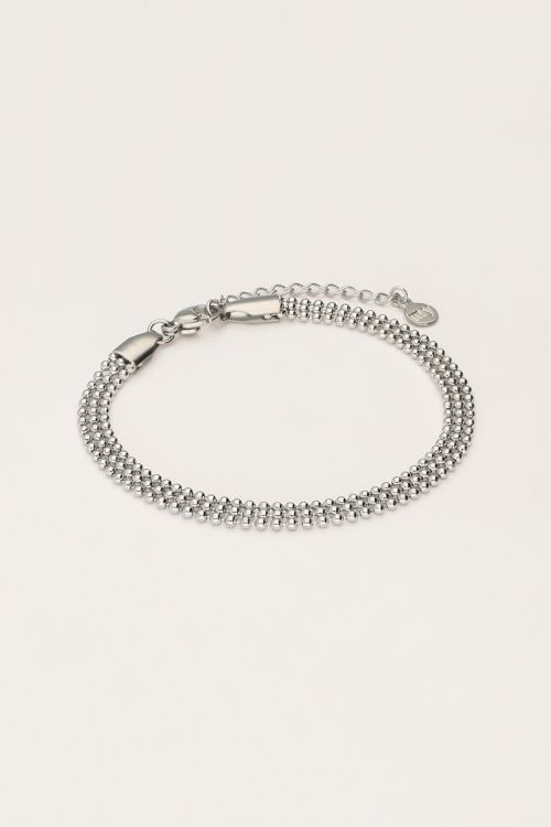 Iconic armband met bolletjes