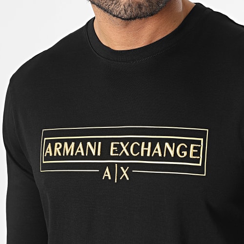 Tee Shirt Manches Longues 3RZTAJ-ZJ9AZ Blanc Doré