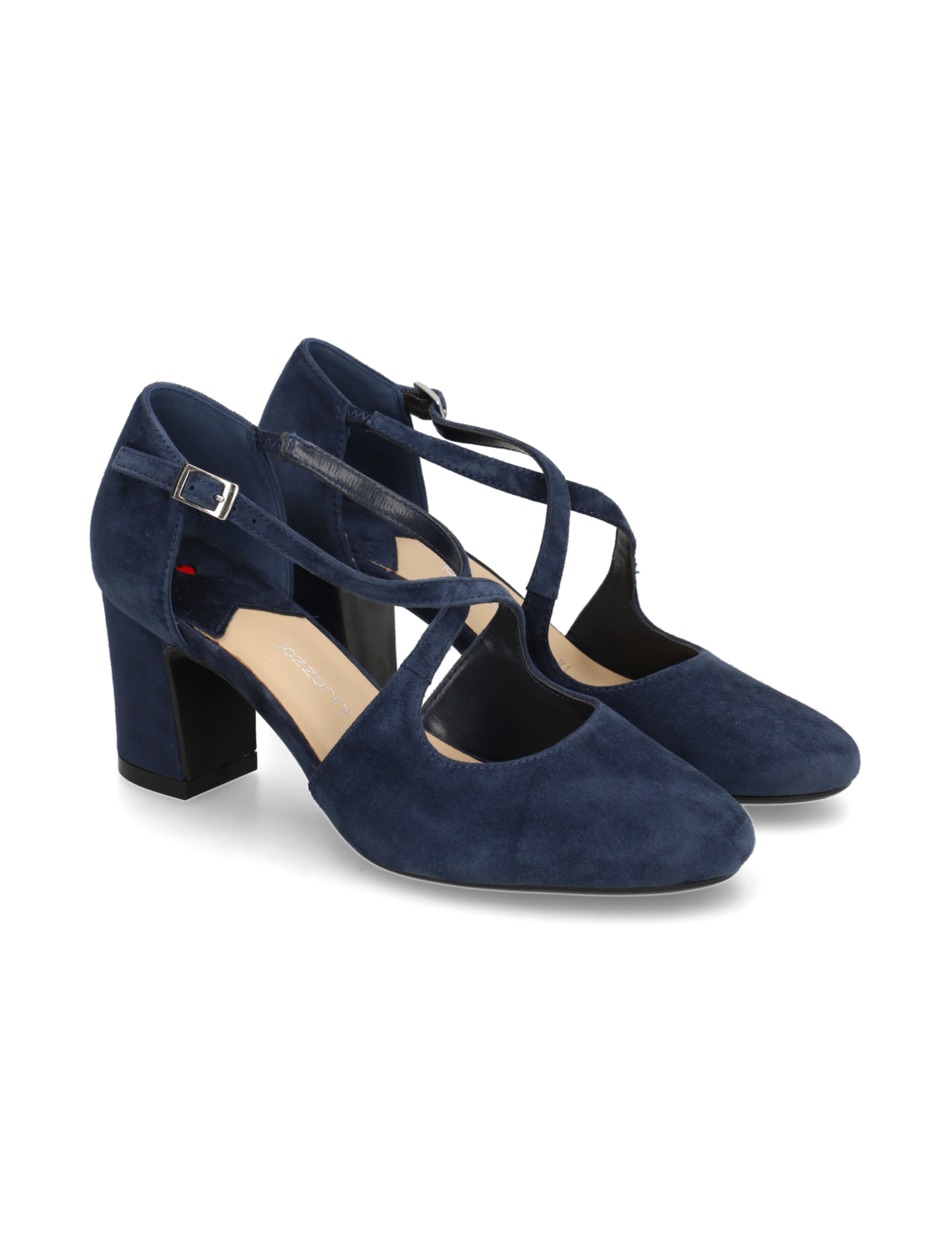 Veloursleder Pumps