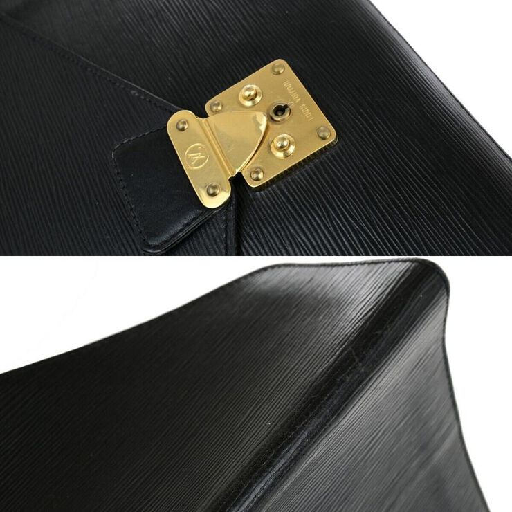 Louis Vuitton Vintage Louis Vuitton Clutch Black
