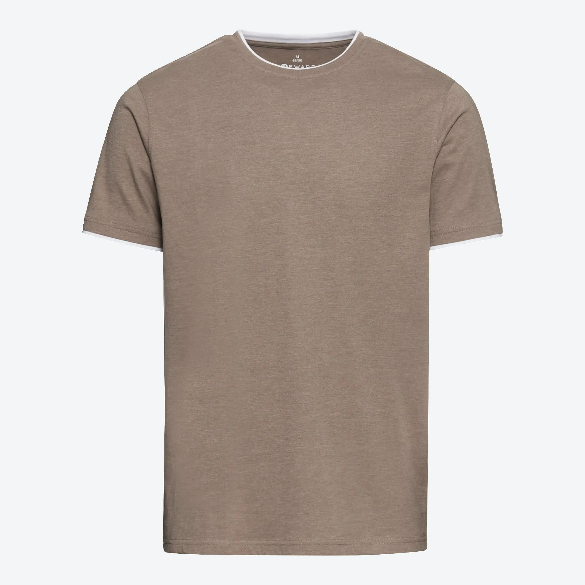 Herren-T-Shirt mit Kontrast-Einsätzen