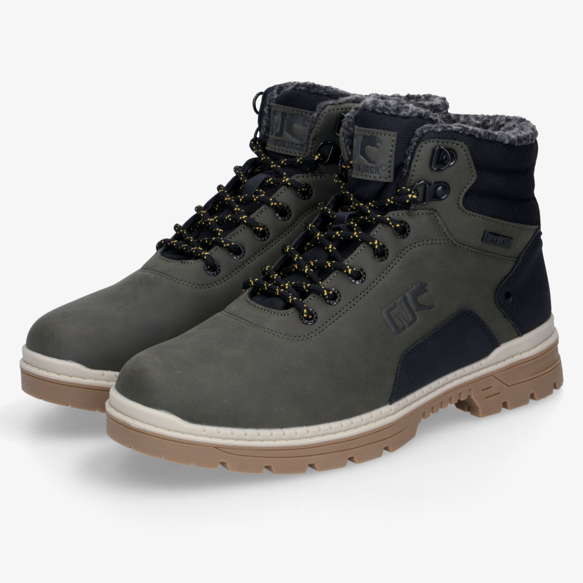 GORDON JACK Kinder Schnürstiefel olive
