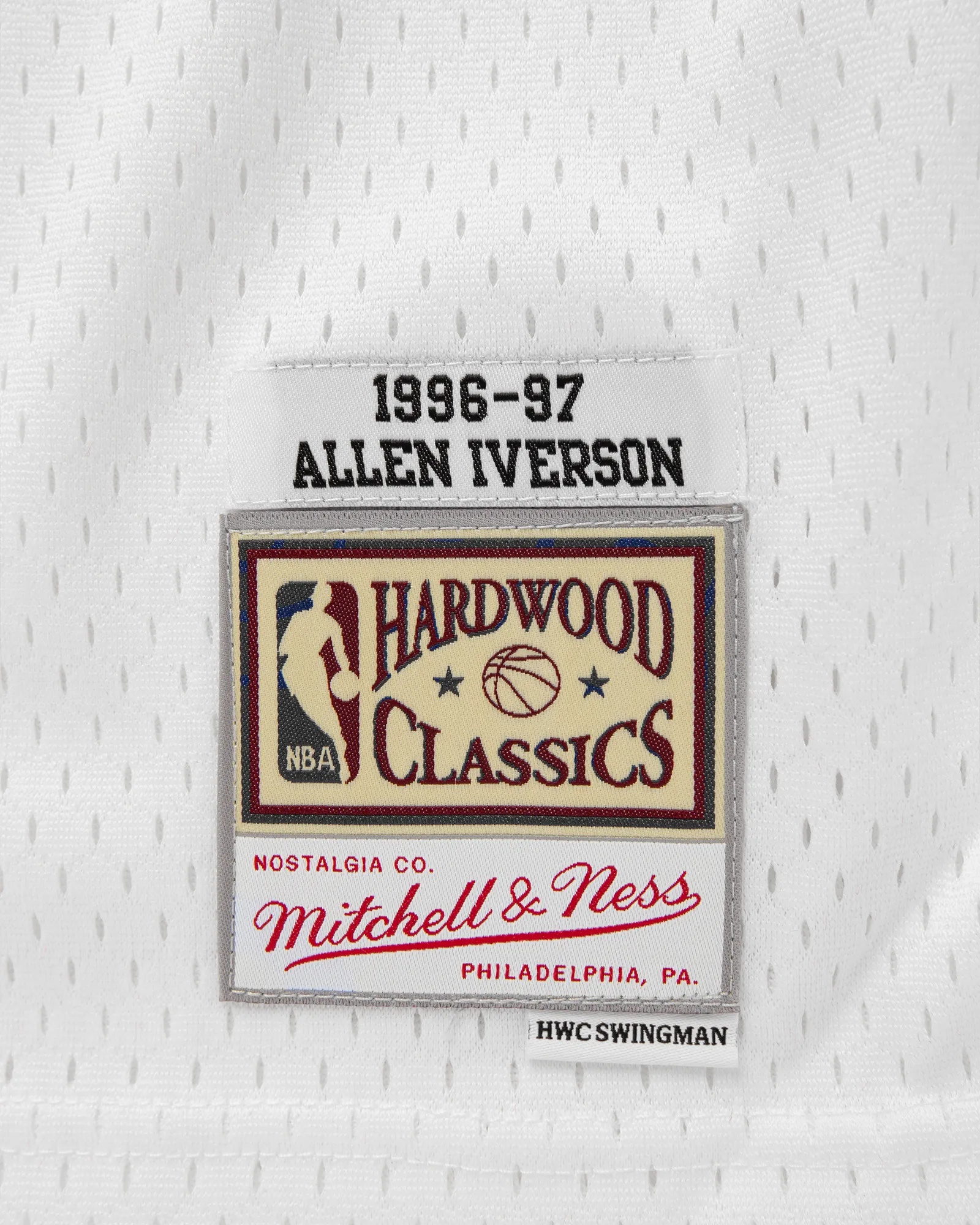 Mitchell & Ness NBA SWINGMAN JERSEY PHILADELPHIA 76ERS HOME 1996-97 ALLEN IVERSON #3