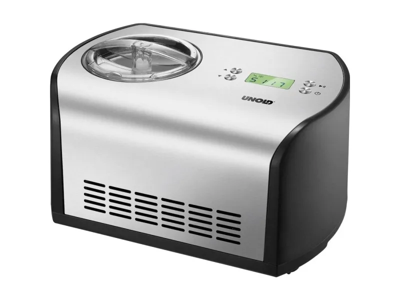 UNOLD 48865 - Sorbetblender - 1.2 liter - 135 W - rustfrit stål/sort