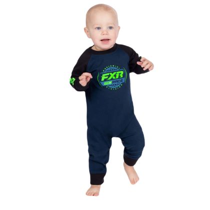 Body FXR ENFANT RACE DIVISION ONESIE 25 2025 - Bleu / Vert