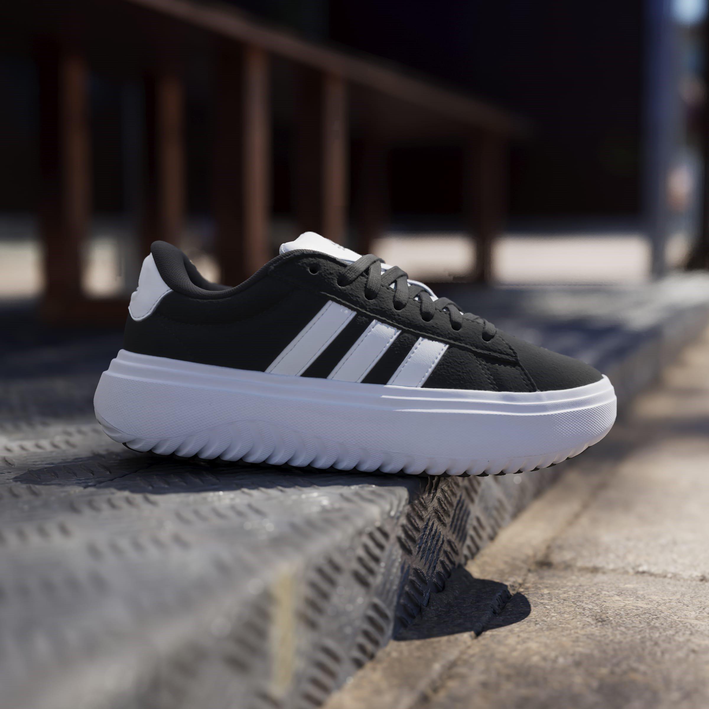 adidas Grand Court Platform Shoes Womens