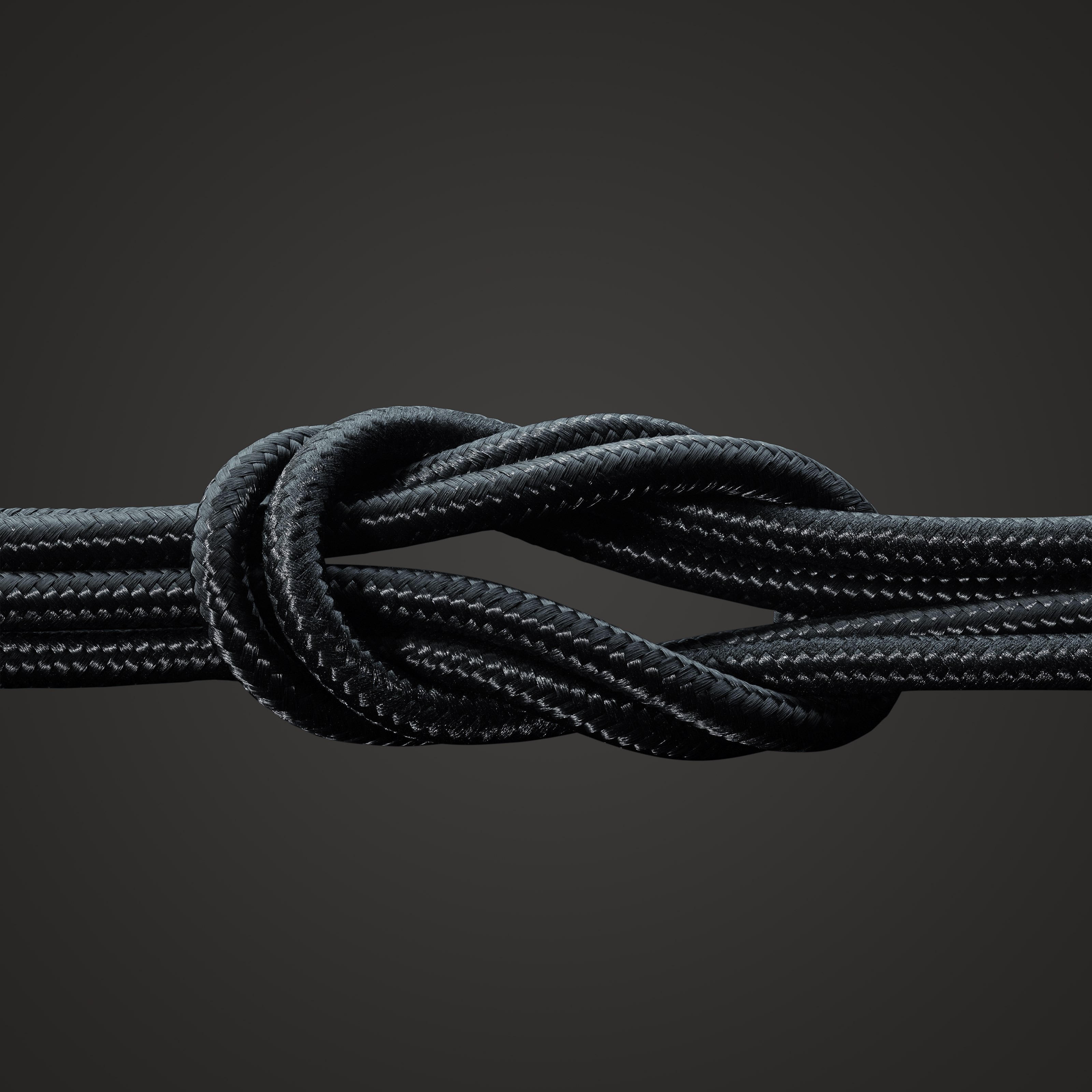 Linocell Premium Kevlar Lightning-kabel 2 m Svart