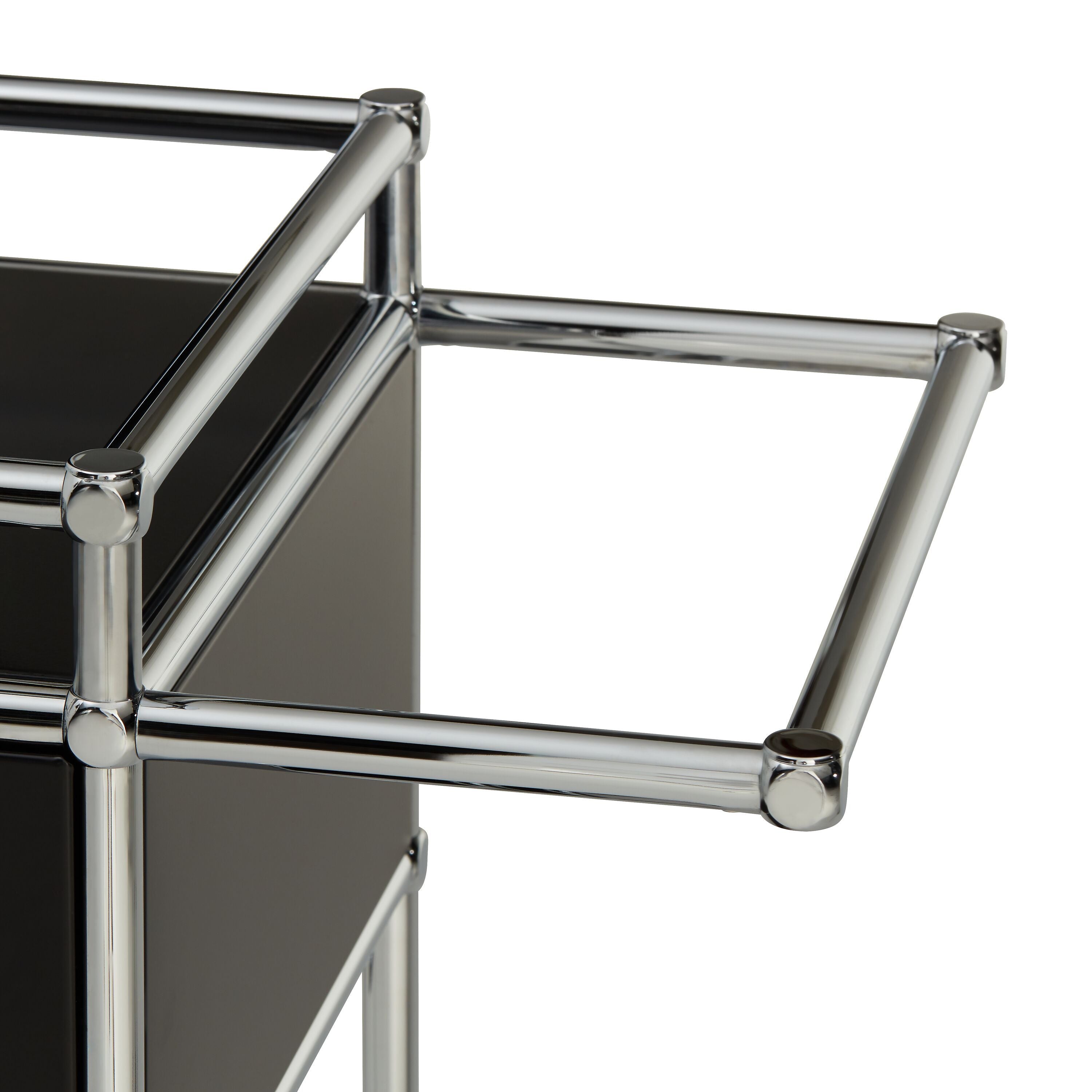 FLEXCUBE Servierwagen - Schwarz / B: 97.0 cm x T: 40.0 cm x H: 90.0 cm