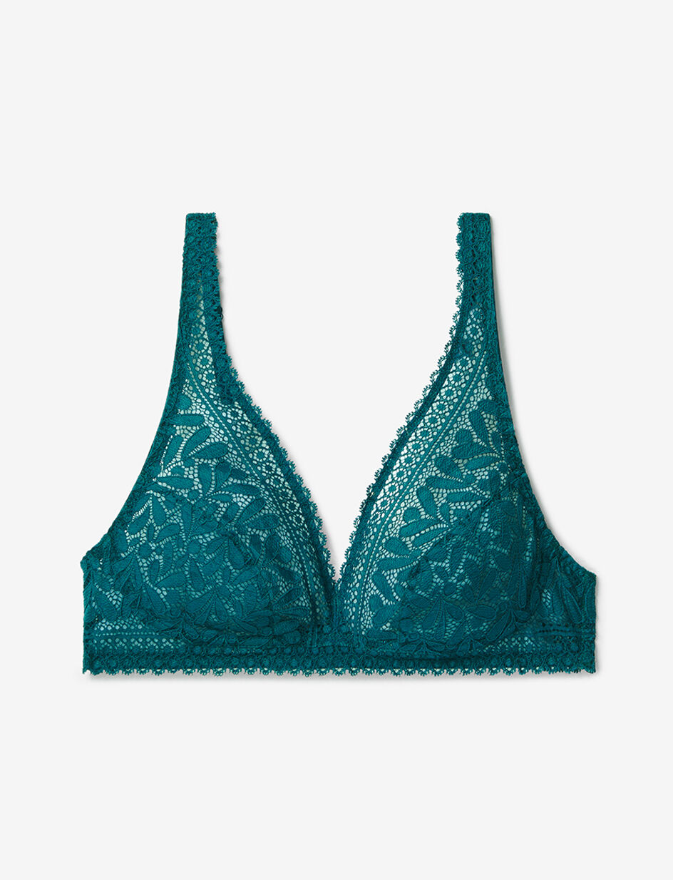 Soutien-gorge sans armatures - bleu canard
