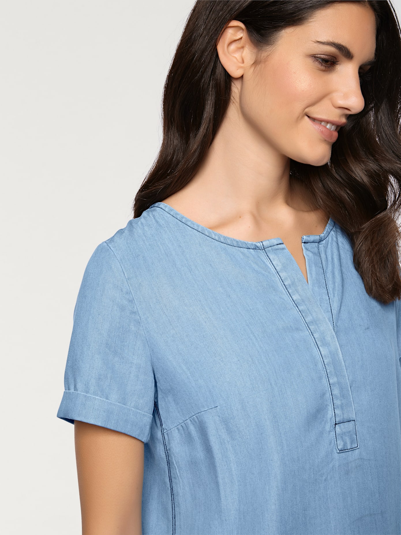 Robe en jean look décontracté tendance