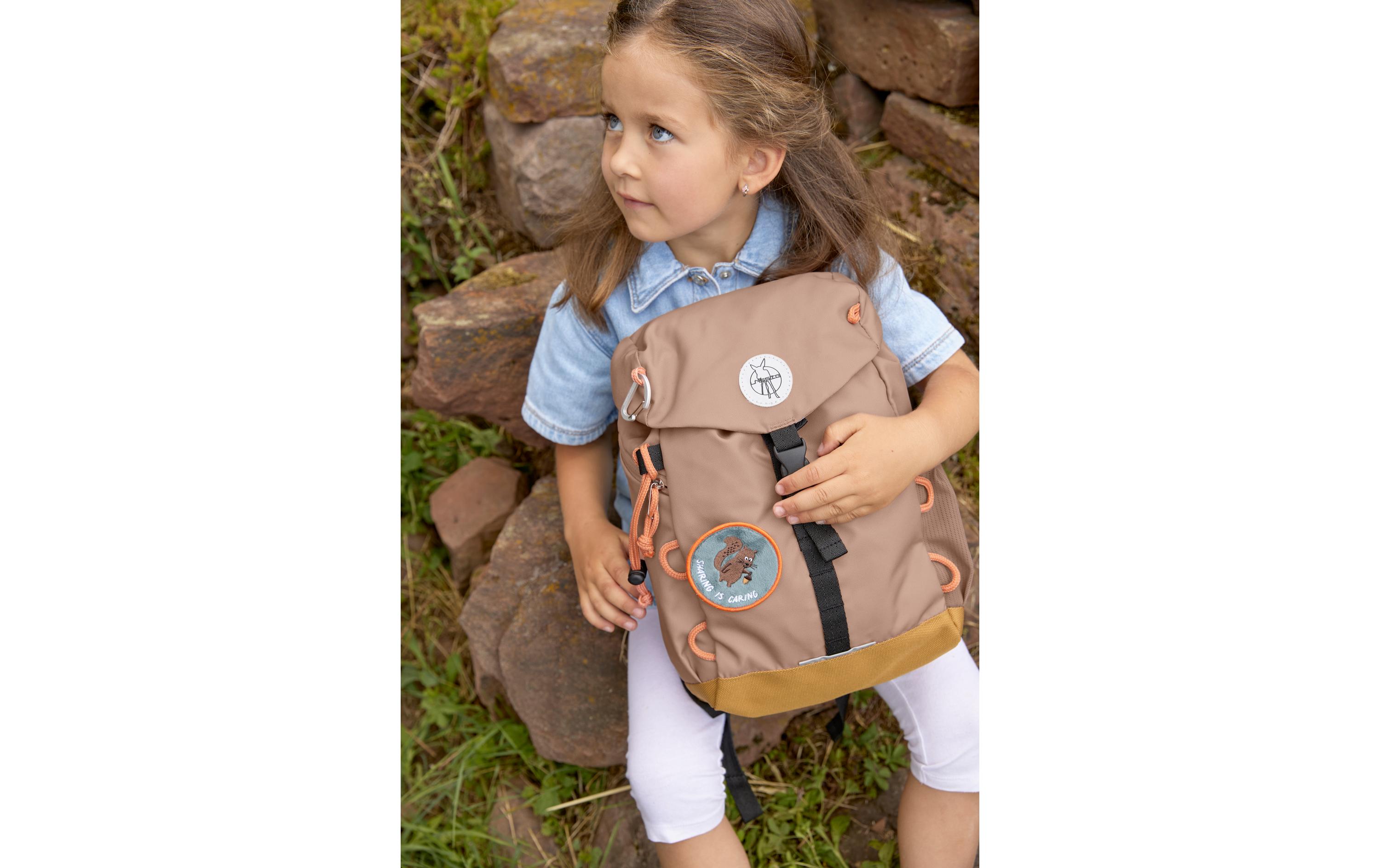 Rucksack Mini Backpack Outdoor Nature HaselnussWasserabweisender Kinderrucksack mit gepolsterten Schultergurten