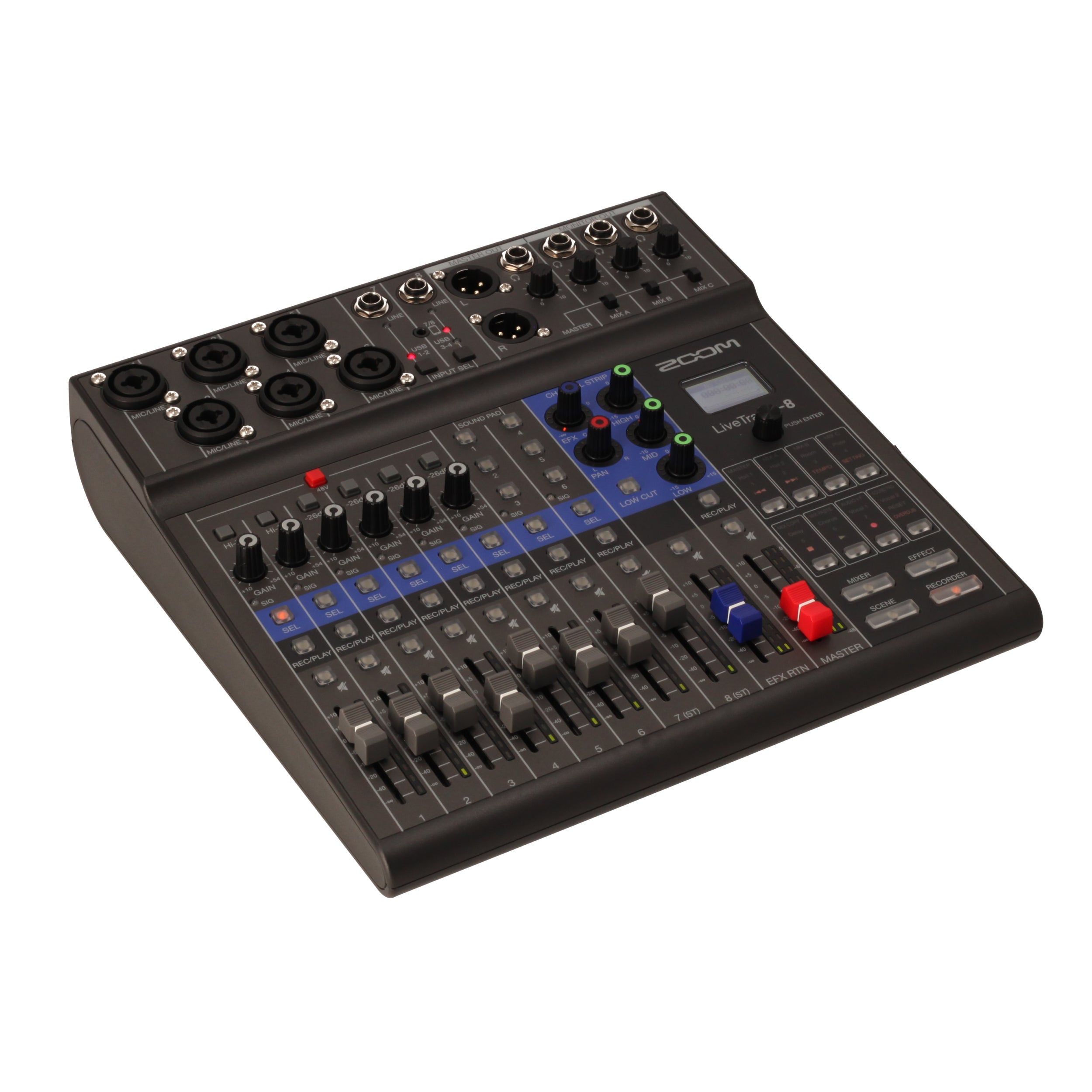 Zoom LiveTrak L-8 digitaal mengpaneel