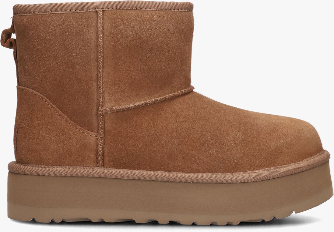UGG cognac ugg vachtlaarzen kids classic mini platform