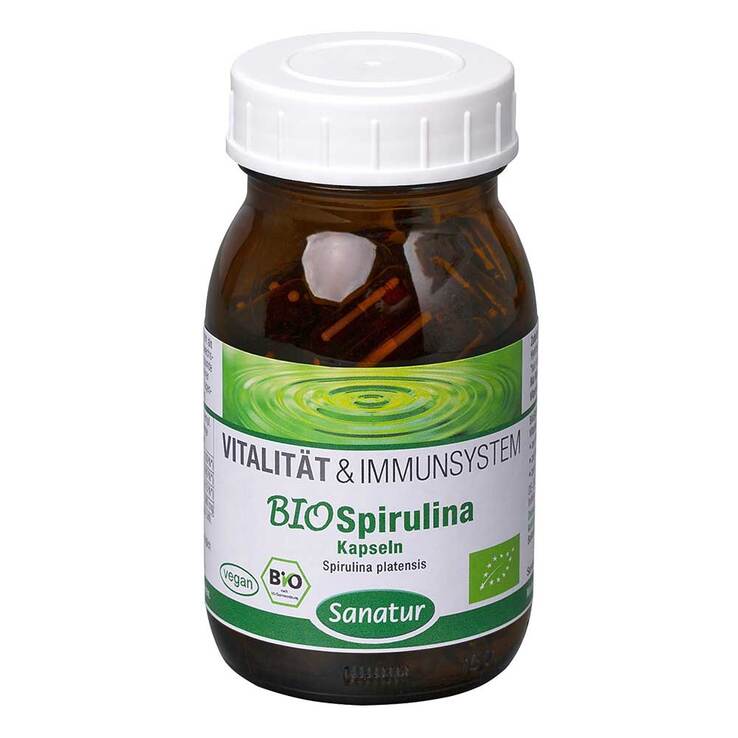 Biospirulina Mikroalgen Kapseln, 100 St