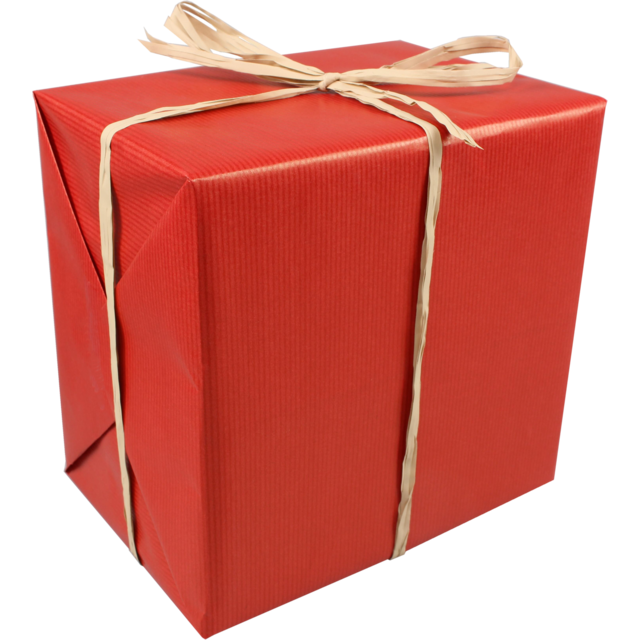 Cadeaupapier, 50cm, 250m, 60gr/m², rood
